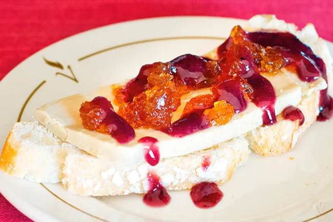 Terrina casera de foie con mermelada
